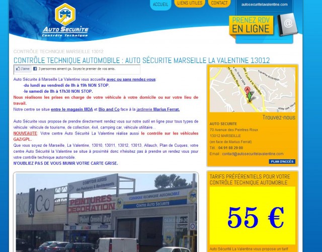 Centre de contrôle technique Marseille La Valentine - Auto Sécurité