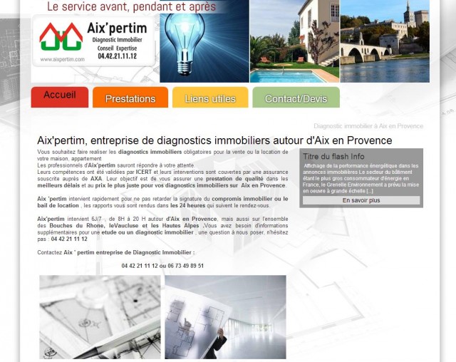 Diagnostics immobiliers obligatoires à Aix en Provence - Aix Pertim
