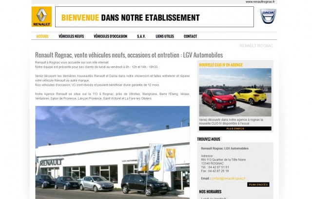Où acheter une voiture d'occasion pas chère à Rognac ? - Renault Rognac