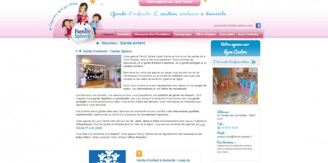 Garde d’enfants sur Lyon - Family Sphere de Lyon centre-ville
