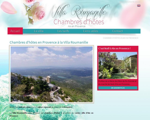 Chambre d'hôtes de charme à Aix en Provence : La Villa Roumanille