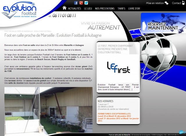 Trouver un terrain de foot en salle à Aubagne – Evolution Football