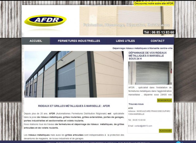 Comment réparer des rideaux métalliques bloqués à Marseille ? AFDR