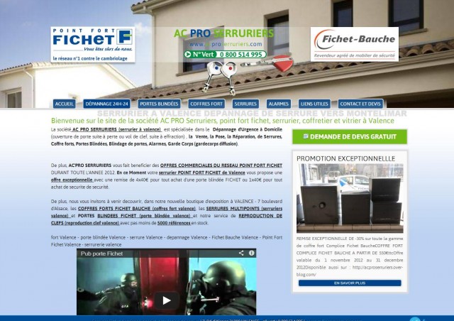 Trouver un service de dépannage de serrure à Valence – AC Pro Serruriers