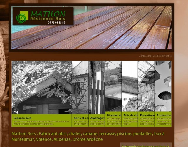 Trouver du bois de chauffage dans la Drôme avec Mathon