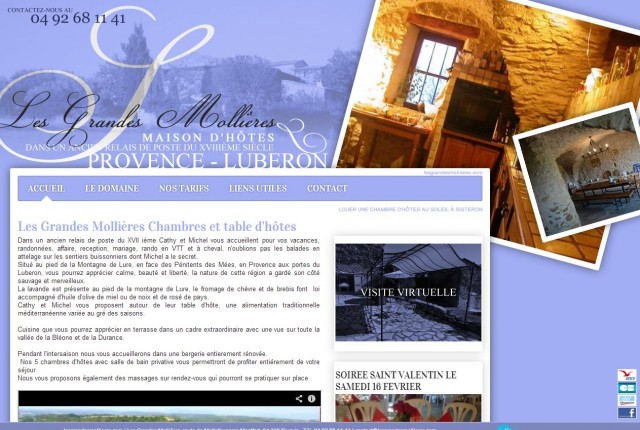 Chambre d'hôtes en Provence près du Luberon - Les Grandes Mollières