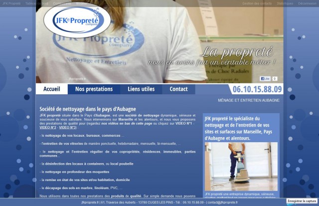 Entreprise de nettoyage pour les entreprises à Marseille La Valentine - JFK Propreté