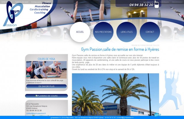 Cours collectif de pilate à Hyères - Gym Passion