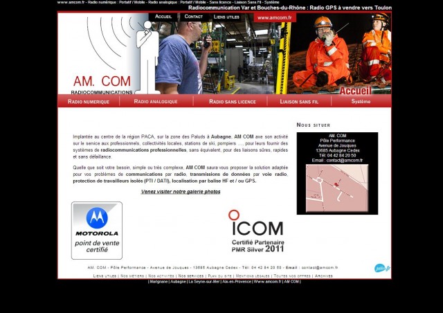 Radiocommunication pour professionnels à Aubagne - AM COM