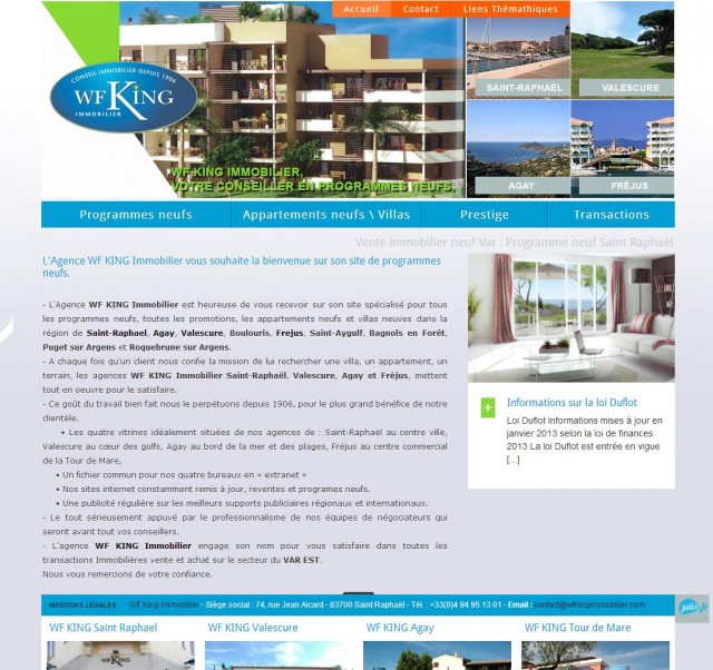 Investir dans l'immobilier neuf dans le Var avec WF King Immobilier