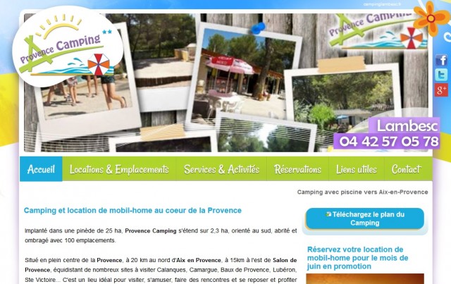 Où louer un mobil-home vers Salon de Provence ? - Provence Camping