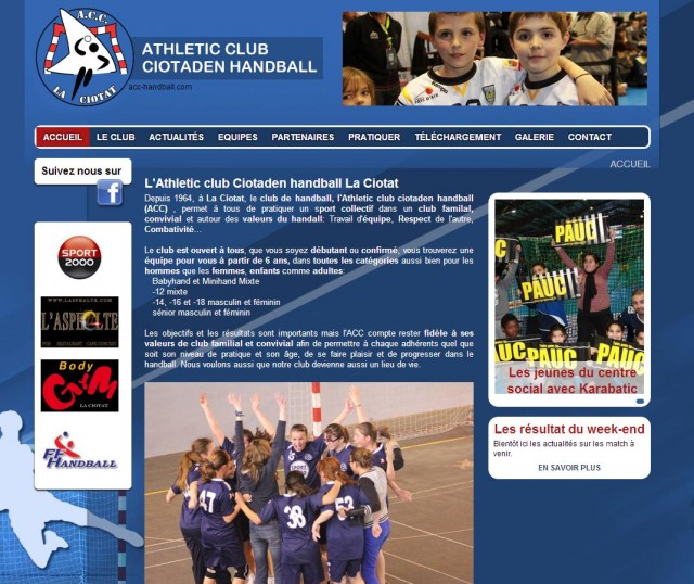Où pratiquer le handbal dans le 13? Athlétic Club Ciotaden Handball