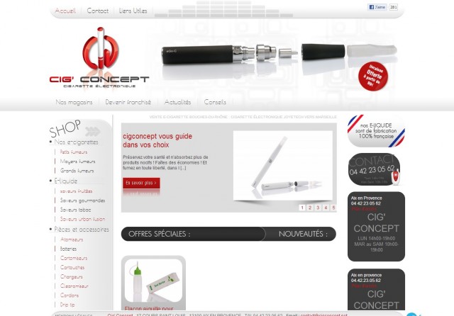 Vapotez grâce à la cigarette électronique vers Avignon – Cig’ Concept