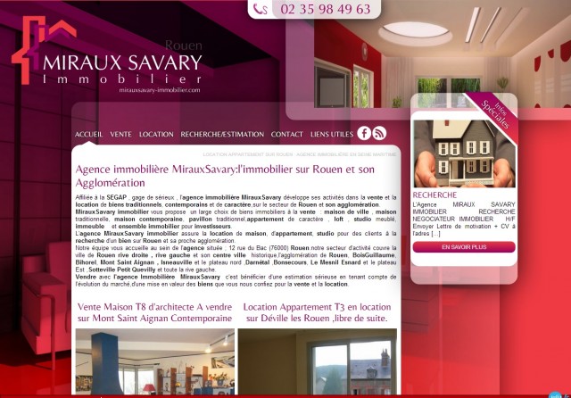 Agence immobilière à Rouen - Miraux Savary Immobilier
