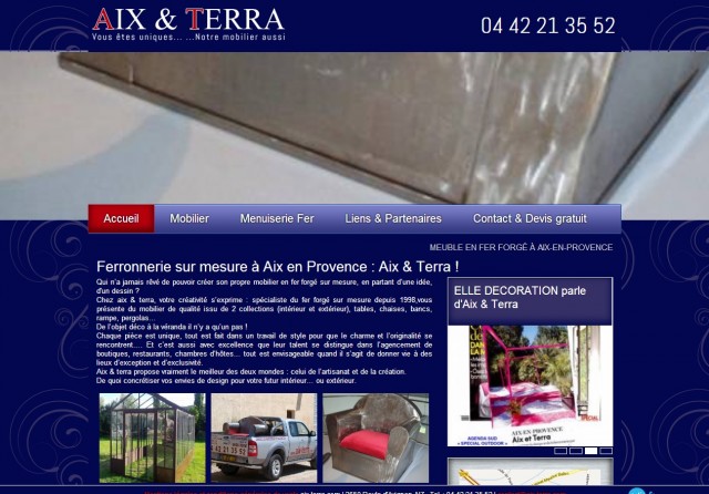 Comment fabriquer du mobilier en fer forgée près d’Aix-en-Provence ? Aix & Terra