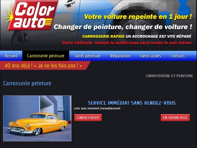 Peinture et carrosserie tous vehicules - ColorAuto Bordeaux