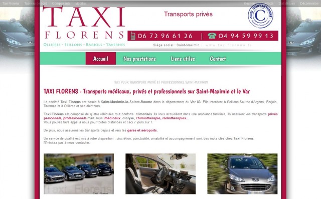 Taxi conventionné sécurité sociale à Saint-Maximin - Taxi Florens