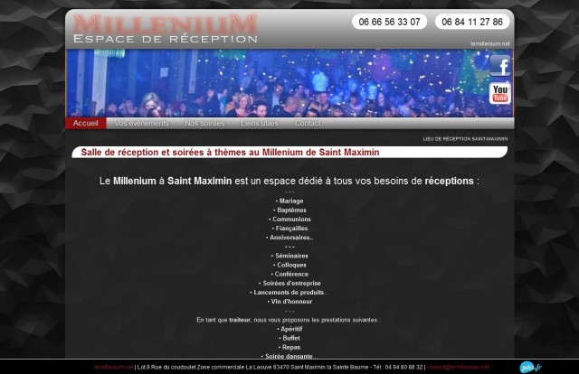 Salle de réception pour les professionnels à Saint-Maximin - Le Millenium