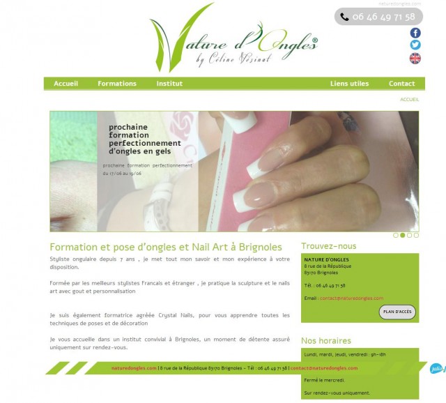 Apprendre le Nail Art dans le Var avec Nature d'Ongles