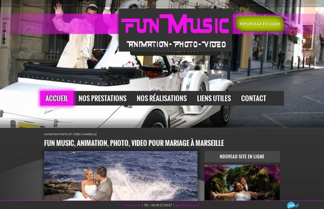 Reportage photo et vidéo pour mariage sur Marseille - Fun Music