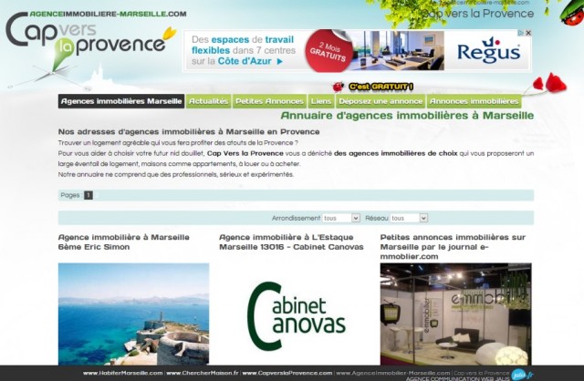 Agence immobiliere specialisée sur Marseille - Annuaire des agence immobilières