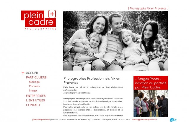 Photographe professionnel pour mariage à Salon de Provence - Plein Cadre