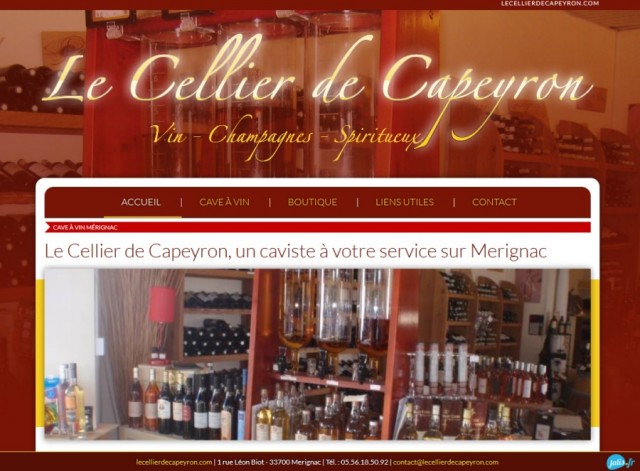 Epicerie fine et cave à vin de dégustation - Le Cellier de Capeyron - Merignac