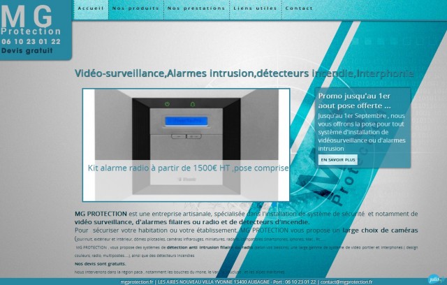 Quelle entreprise pour la pose d'alarme à Aubagne ? - MG Protection