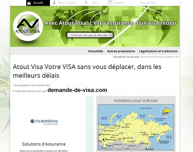 Faire une demande de visa en ligne avec Atout Visa