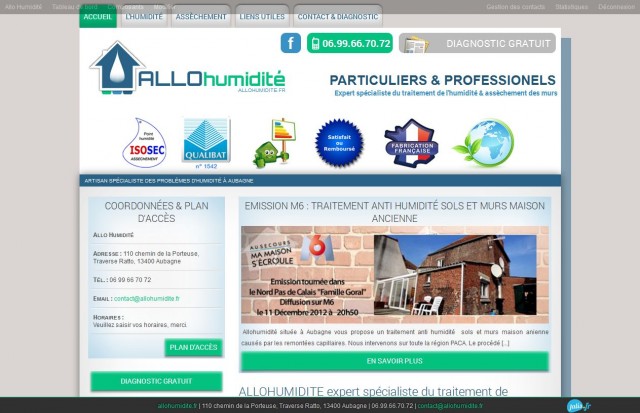 Traitement des remontées d'humidité par capillarité sur Aubagne - Allo Humidité