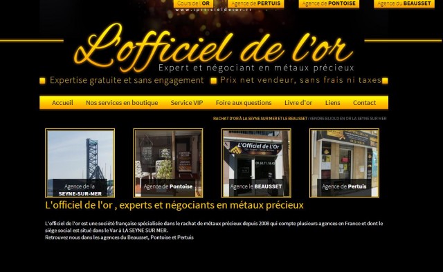 Vendez vos bijoux en or vers Toulon avec l'Officiel de l'Or