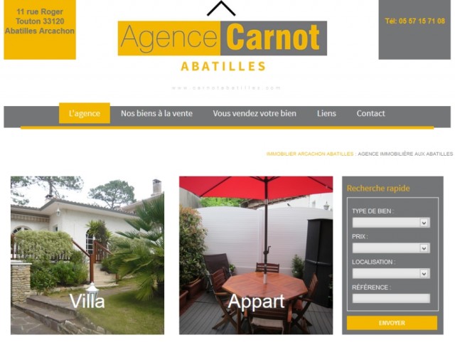 Agence immobiliere spécialisée dans la vente sur Arcachon (33) et ses quartiers.