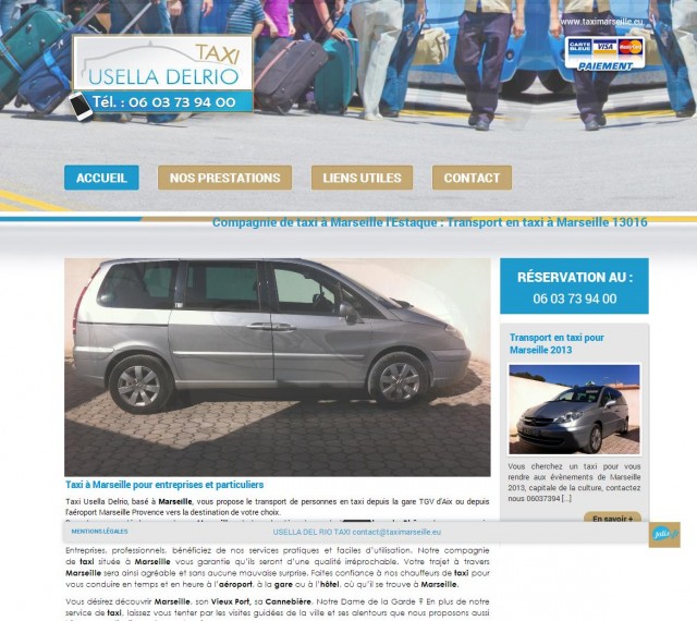 Réserver un taxi à Marseille 13016 - Usella del Rio Taxi