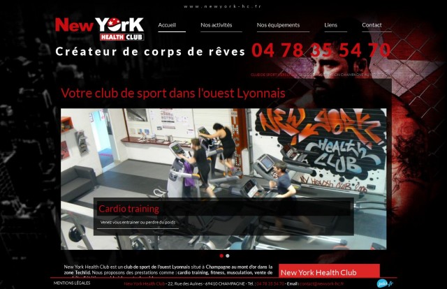 Salle de sport vers Lyon - New York Health Club