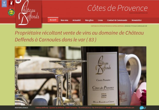 Quel bon Côtes de Provence acheter dans le Var ? - Château Deffends