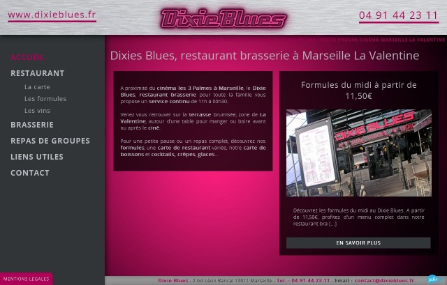 Restaurant brasserie Marseille La Valentine - Dixie Blues
