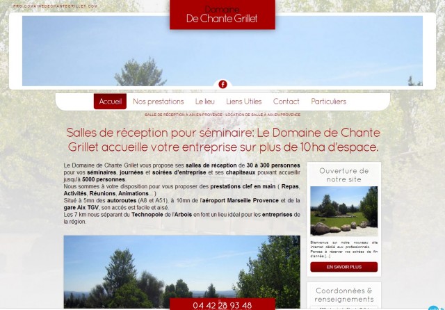 Organiser un séminaire d’entreprise près d’Aix-en-Provence – Domaine de Chante Grillet