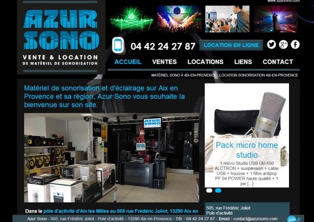 Où trouver de la sono en location autour d'Aix-en-Provence ? - Azur Sono