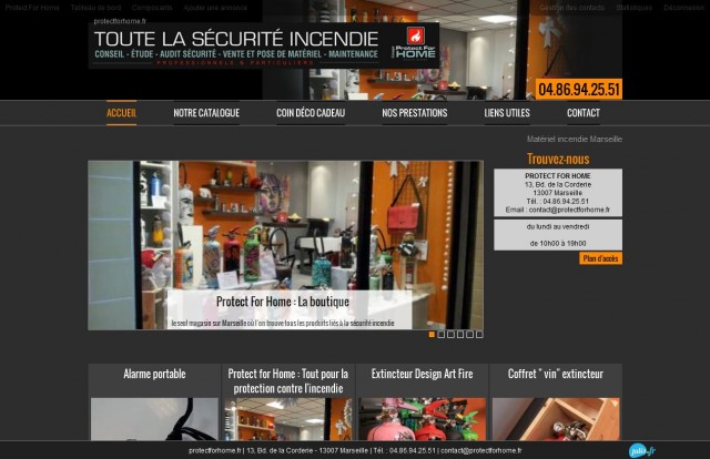 Vente d'extincteur et de matériel de lutte contre l'incendie à Marseille - Protect For Home