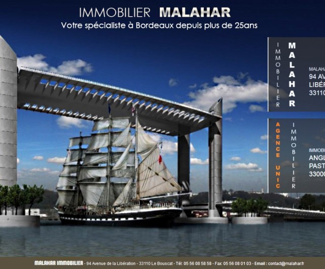 Achat, vente, location et gestion immobiliere, l'agence Malahar au Bouscat vous conseille.