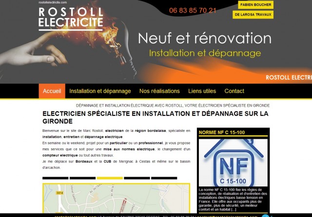 Artisan électricien à Cestas en Gironde : Rostoll Electricité 