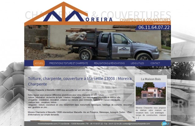 Rénovation de charpente et de toiture sur Marseille - Moreira Charpente
