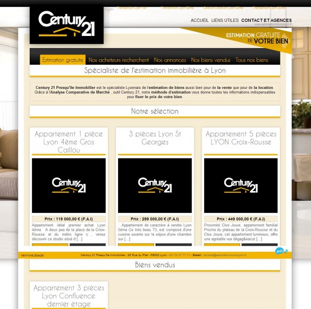 Comment faire estimer un appartement à Lyon? Century 21 Presqu'île Immobilier