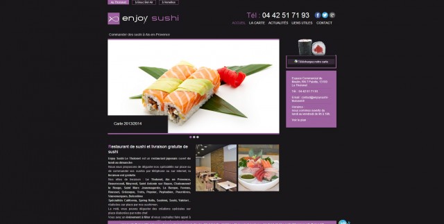 Où commander des sushis pour une livraison gratuite à Aix-en-Provence ? - Enjoy Sushi