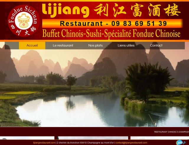 Où manger chinois en buffet à volonté à Champagne au Mont d'Or ? - Lijiang Restaurant