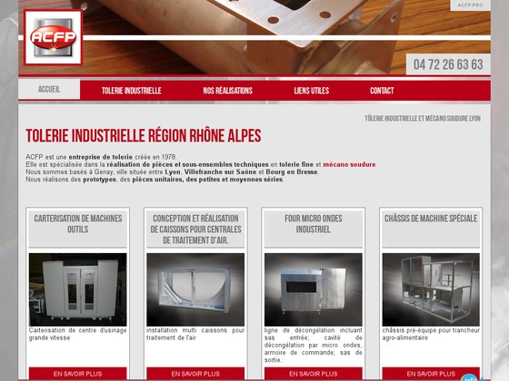 Tôlerie industrielle et découpe laser à Lyon - ACFP