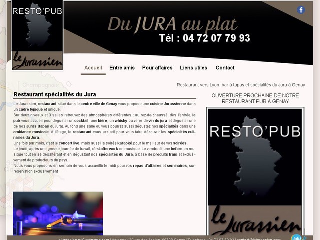 Un restaurant et bar à tapas près de Lyon - Le Jurassien