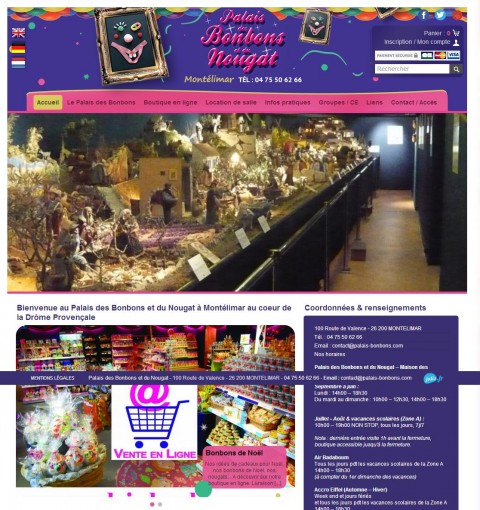 Où acheter des bonbons pas chers sur Internet? Le Palais des Bonbons et du Nougat