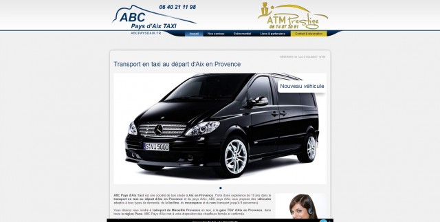 Louer une voiture avec chauffeur à Aix-en-Provence - ABC Pays d'Aix Taxi