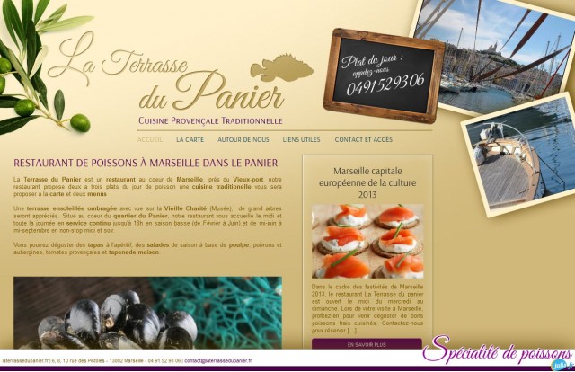Où manger des plats à base de poisson sur Marseille ? - La Terrasse du Panier
